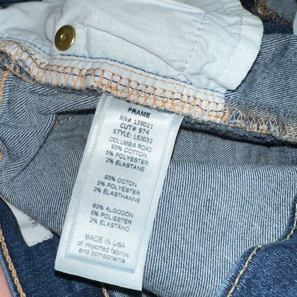 FRAME Jeans Women's Size‎ 27 Blue Le Skinny De Jeanne Skinny Jean - Picture 14 of 14